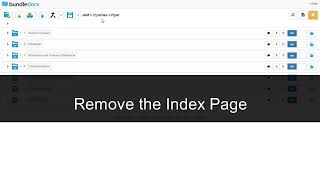 How To Remove Index Page [upl. by Aanas620]