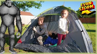 Backyard Camping Kids Think They Saw Bigfoot Fact or Fiction [upl. by Felizio646]