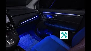 Honda  AMBIENT led LIGHT installation 🛠 💡 [upl. by Aitram]