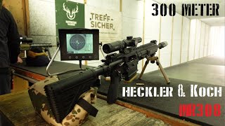 Heckler amp Koch MR308 13 Zoll 308 win  300 Meter Schusstest [upl. by Ballou5]