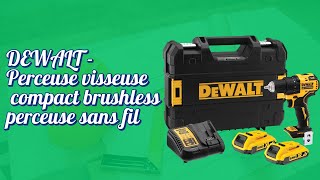 DEWALT DCD708D2TQW  Légère Puissante et Ultra Compacte pour Tous Vos Travaux [upl. by Nicholle]