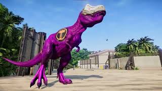 Thor Tyrannosaurus Rex battles vs Batman Giganotosaurus Indoraptor What is the best dino today [upl. by Iy]