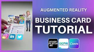 Augmented Reality Business Card TUTORIAL for web [upl. by Zarla259]