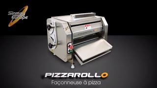 Façonneuse pâte de pizza  Pizzarollo  Machines et Equipement de Boulangerie  Sinmag Europe [upl. by Sosthena]