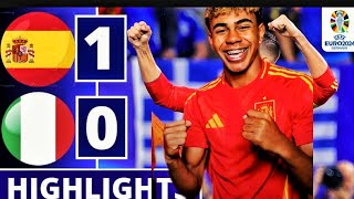 Spain vs Italy 10 All Goals amp Highlights  UEFA EURO GERMANY 2024  ITALY VS SPAIN GOALS [upl. by Odnala]