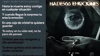 HADES66  EMOCIONES LETRA [upl. by Keyek]