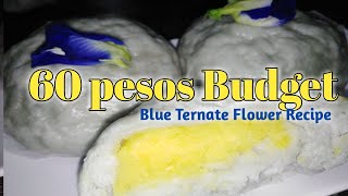 60 pesos BUDGET SNACK  Blue Ternate Flower  Heathy recipe [upl. by Nadabus]