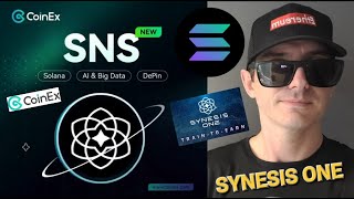 SNS  SYNESIS ONE TOKEN CRYPTO COIN ALTCOIN HOW TO BUY SNS COINEX GLOBAL SOL SOLANA RAYDIUM JUPITER [upl. by Nossaj228]