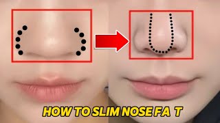 Best Exercise for Nose  Lose Nose FatNose Slimming Get Perfect Nose Reshaping Exercise at Home [upl. by Yedsnil986]