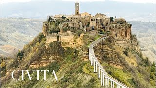 Civita di Bagnoregio  a village in the clouds [upl. by Aidnama]