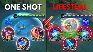 Karina One Shot Build vs Karina Lifesteal Build [upl. by Aiz]