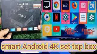 mxq pro 5g 4k Android set top box  internet tv set top box  smart Android 4k TV set top box [upl. by Ameehsat]