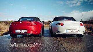 Mazda MX5 ND 160hp vs 184hp Sound Comparison [upl. by Pool77]