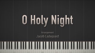 O HOLY NIGHT  Jacobs Piano \\ Synthesia Piano Tutorial [upl. by Borlow]