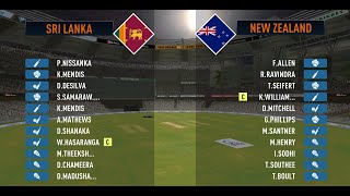 LIVE  SRI LANKA vs NEWZEALAND  1ST ODI MATCH  RC 24 GAMEPLAY [upl. by Nesyaj]