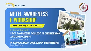 LIVENPTEL Awareness EWorkshop PRMCEM amp MKumarasamy College of Engineering [upl. by Aizat]