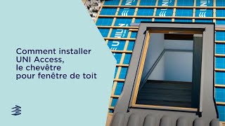 Comment installer UNI Access le chevêtre pour fenêtre de toit sur solutions disolation Usystem [upl. by Nations803]