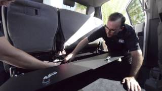 ESP Ford F150Raptor Rear Underseat Storage Install [upl. by Winton]