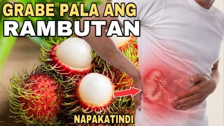 RAMBUTAN 7 HEALTH BENEFITS OF EATING RAMBUTAN FRUIT  Ang dami palang nagagamot ng rambutan fruit [upl. by Agustin]