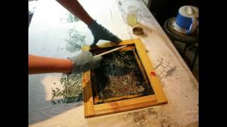 Deconstructed Screen Printing with MX dye in two minutes flat [upl. by Raquel258]