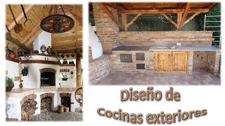 Cómo diseñar una cocina de exterior [upl. by Ahsilef]