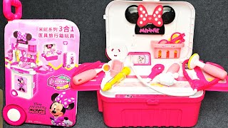 5 Minutes Satisfying with Unboxing Minnie Mouse Suitcase Doctor Set Toys ASMR no music [upl. by Yecram459]