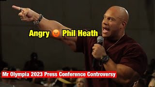 Phil Heath Angry In Press Conference Mr Olympia 2023  Hadi Choopan Mr Olympia  Controversy [upl. by Rebeca]