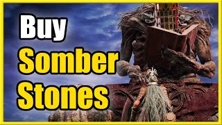 How to Buy Somber Smithing Stones in Elden Ring Find Hidden Merchant [upl. by Schwing638]