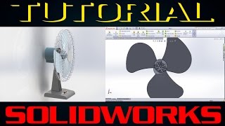 TutorialSolidWorks Diseño de una Hélice [upl. by Luke]