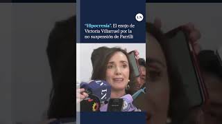 El descargo de Victoria Villarruel por la decisión del Senado de no suspender a Parrilli [upl. by Kcirdneh537]