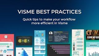 Visme Best Practices  Quick tips to make your workflow more efficient in Visme [upl. by Kcajyllib]