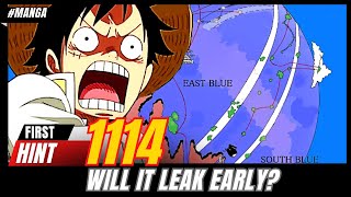 ONE PIECE CHAPTER 1114 FIRST HINT  WILL IT LEAK EARLY [upl. by Wolfe]