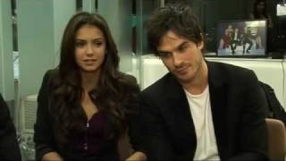 ITN Interview about Twilight amp Vampire Diaries with Paul Wesley Ian Somerhalder amp Nina Dobrev [upl. by Okorih]