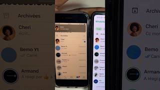 Recevoir les mêmes messages whatsapp sur deux téléphones différents iphone android [upl. by Sikko]