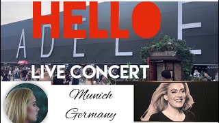 Hello  Adele Live Concert in Munich Germany [upl. by Nerraf]