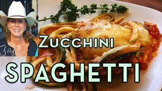 Zucchini Spaghetti Recipe  Zucchini Pasta Made with a Spiralizer [upl. by Aimac]