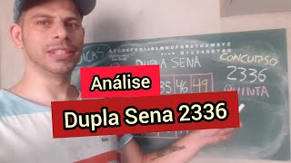 Análise e Dicas para Dupla Sena 2336 [upl. by Inalak687]