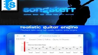 ★ SONGSTERR GUITAR TABS amp CHORDS ★ ANDROID APPLICATION ★ [upl. by Llehsyar]