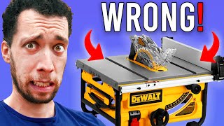 8 Mistakes EVERY New Woodworker Makes With a Table Saw [upl. by Flyn]