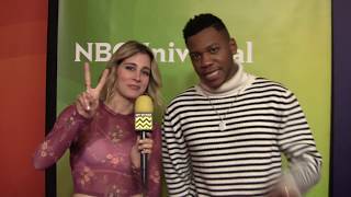 NBCUniversal Winter Press Tour 2018  Interview with Chris Blue [upl. by Dorin227]