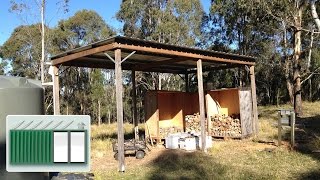 Shipping Container House  Building a shed [upl. by Letsyrk609]