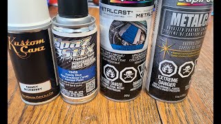 Best candy blue aerosol paint  spaz stix vs kustom canz vs dupli color [upl. by Dymphia]