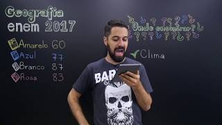 ENEM 2017  Questão 60 de Geografia Caderno Amarelo [upl. by Arremat334]