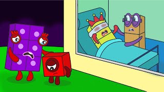 Im always by your side Numberblocks 3 go blind  Numberblocks fanmade coloring story [upl. by Junieta]