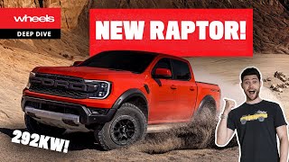 2023 Ford Ranger Raptor revealed FULL DETAILS  Wheels Australia [upl. by Los]