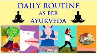 Daily Routine as per AYURVEDA Hindi  Dincharya and Ratricharya EXPLAINED [upl. by Nico]