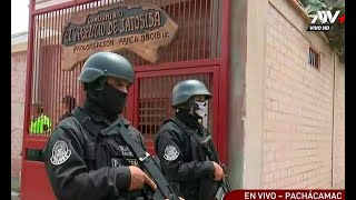 Pachacamac Policía interviene búnker de delincuentes y detiene a 30 personas [upl. by Stark]