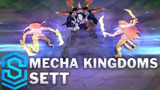 Mecha Kingdoms Sett Skin Spotlight  League of Legends [upl. by Salomo]