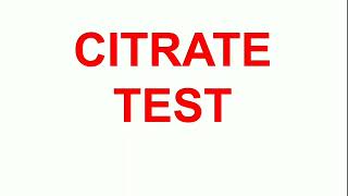 4 Citrate Utilization Test MLTLectures [upl. by Dlareg697]