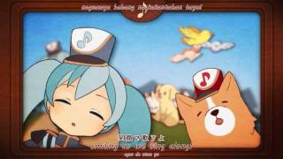 Hatsune Miku PV DoReMiFa Rondo EnglishRomajiTagalog Subbed mp3 onoff vocal [upl. by Colombi]